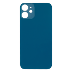 Back Glass Compatible for iPhone 12 Mini (Large Camera Hole) (Aftermarket) - Blue